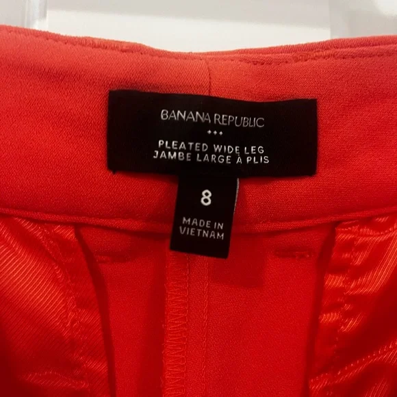 Banana Republic pleated pants coral dream - Picture 5 of 9